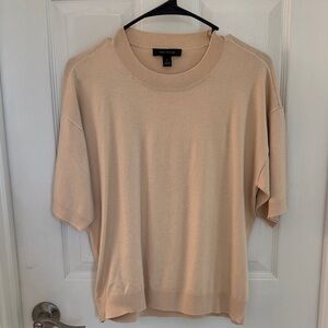 Ann Taylor Cream Knit Top